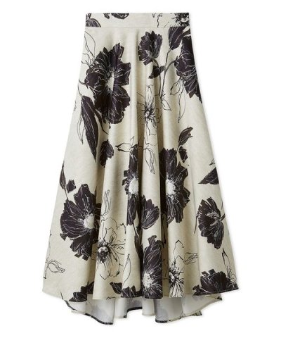 フラワーサーキュラースカート