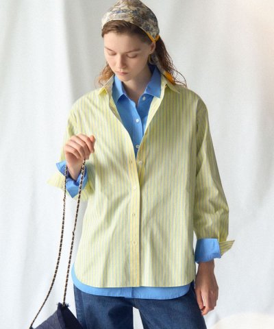 【見上愛さん着用/VERY掲載】CANCLINI シャーティング ベーシックシャ