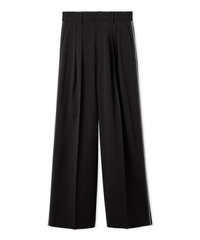 ツータックラインパンツ