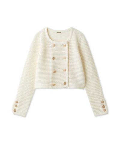 クロシェライクカーディガン