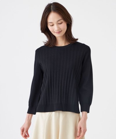 【ウォッシャブル】ヴィスコースストレッチプルオーバー