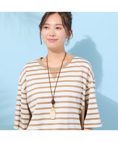 ピサーノ PISANO ティアドロップ・モザイクシェルネックレス