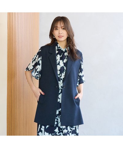 ピサーノ PISANO 【紫外線防止・セットアップ対応】テーラードカラージレ