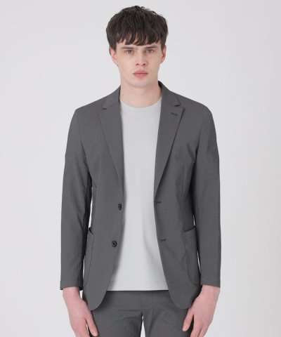 マイクロウェーブシアサッカージャケット