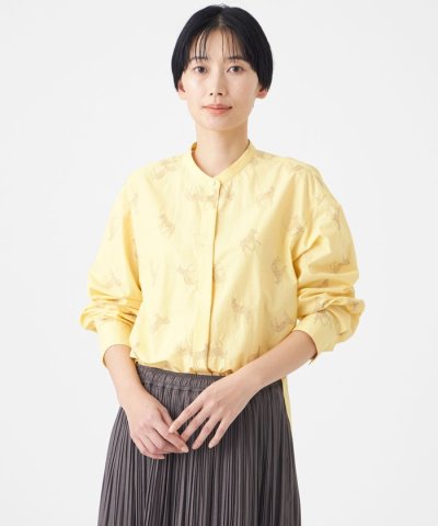 【カタログ掲載・ウォッシャブル】ゼブラエンブロイダリーシャツ