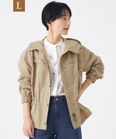【L】【カタログ掲載・はっ水・マシンウォッシャブル】ライトタフタブルゾン