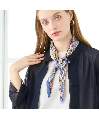 リリアンビューティ Liliane Burty ウォッシャブル幾何柄プリーツスカ