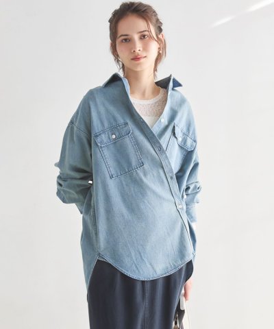 【SLOW/一部店舗限定】2WAY ダンガリー シャツ