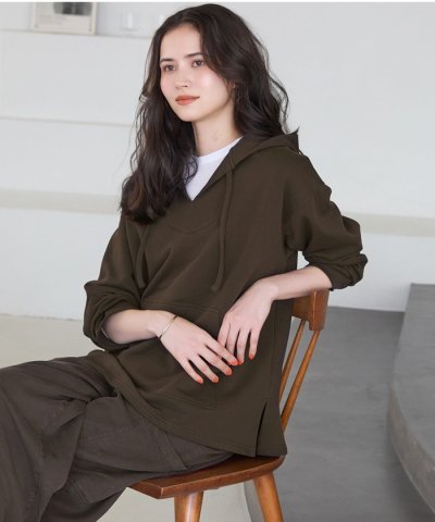 【SLOW/一部店舗限定】ハイゲージテリー メキシカン パーカー