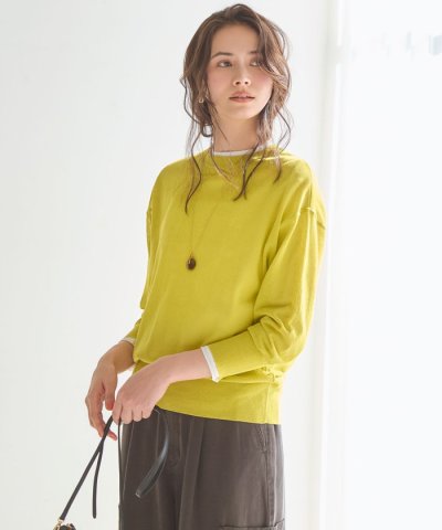 【SLOW/一部店舗限定】シアー プルオーバー ニット