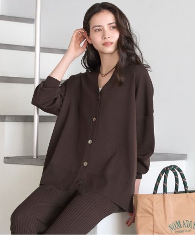 【SLOW/一部店舗限定】コットンポリエステル カーディガン