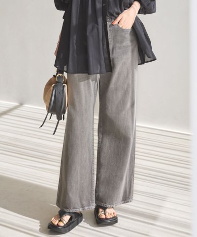 【SLOW/一部店舗限定】ワイドシルエット デニム パンツ