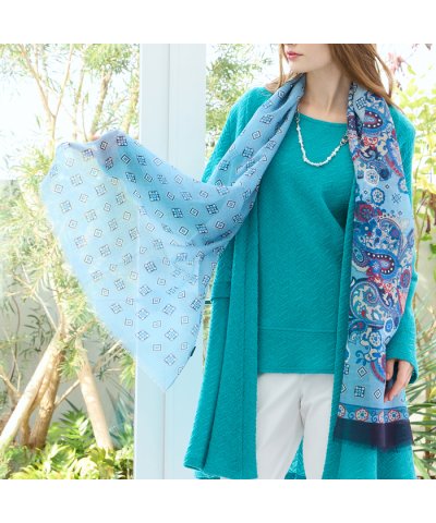 リリアンビューティ Liliane Burty イタリア製 ペイズリープリントス