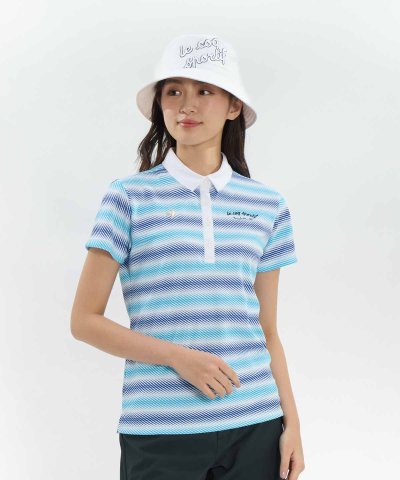 ルコックスポルティフ ゴルフ le coq sportif golf ストライプ