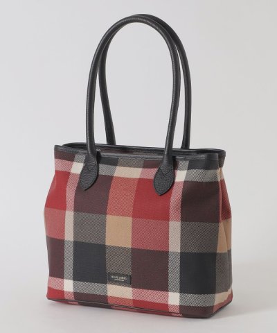 クレストブリッジチェックPVCトート