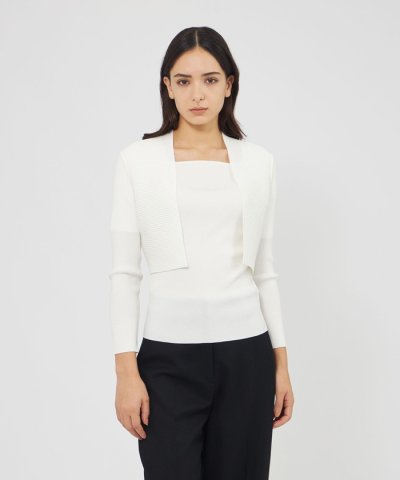 キュプラベーシック ニットボレロ