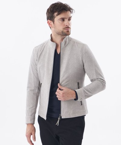 デジタルツイードプリントサッカーブルゾン