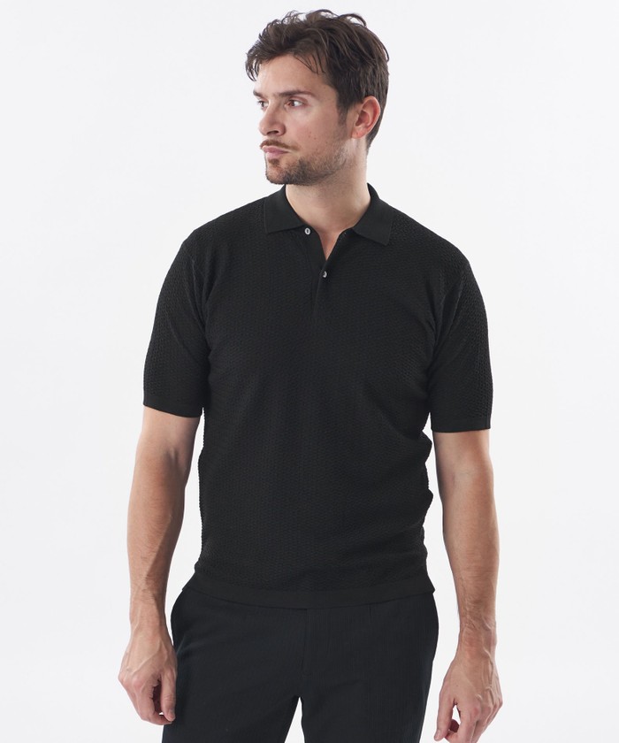 アセテートニットポロ(508753646)｜HANKYU MEN'S / 阪急メンズ
