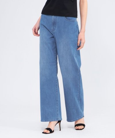 ストレッチデニム ストレートパンツ