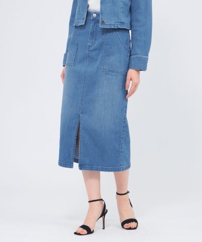 ストレッチデニム タイトスカート