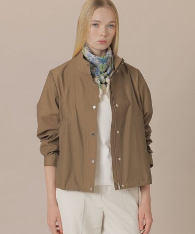 【婦人画報4月号掲載】シルケットタフタショートコート