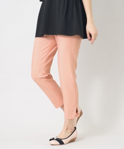 サイドスリット リボンモチーフ パンツ