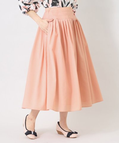 ブライトクロスリボンタック スカート