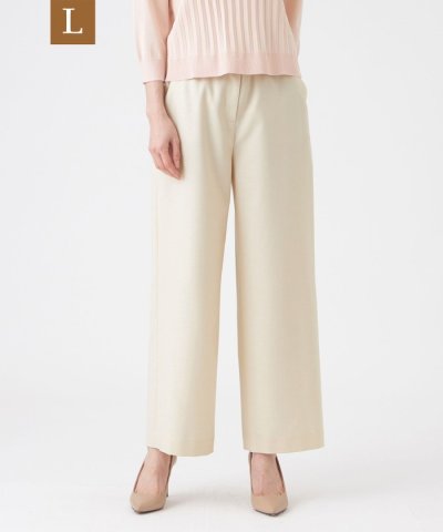 【L】【美シリーズ・セットアップ対応・ウォッシャブル】オックスストレッチパンツ