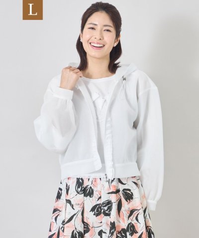 【L】シアーダンボール フーディ