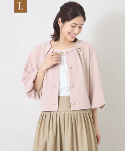 【L】エアリーツイルジャージ ジャケット