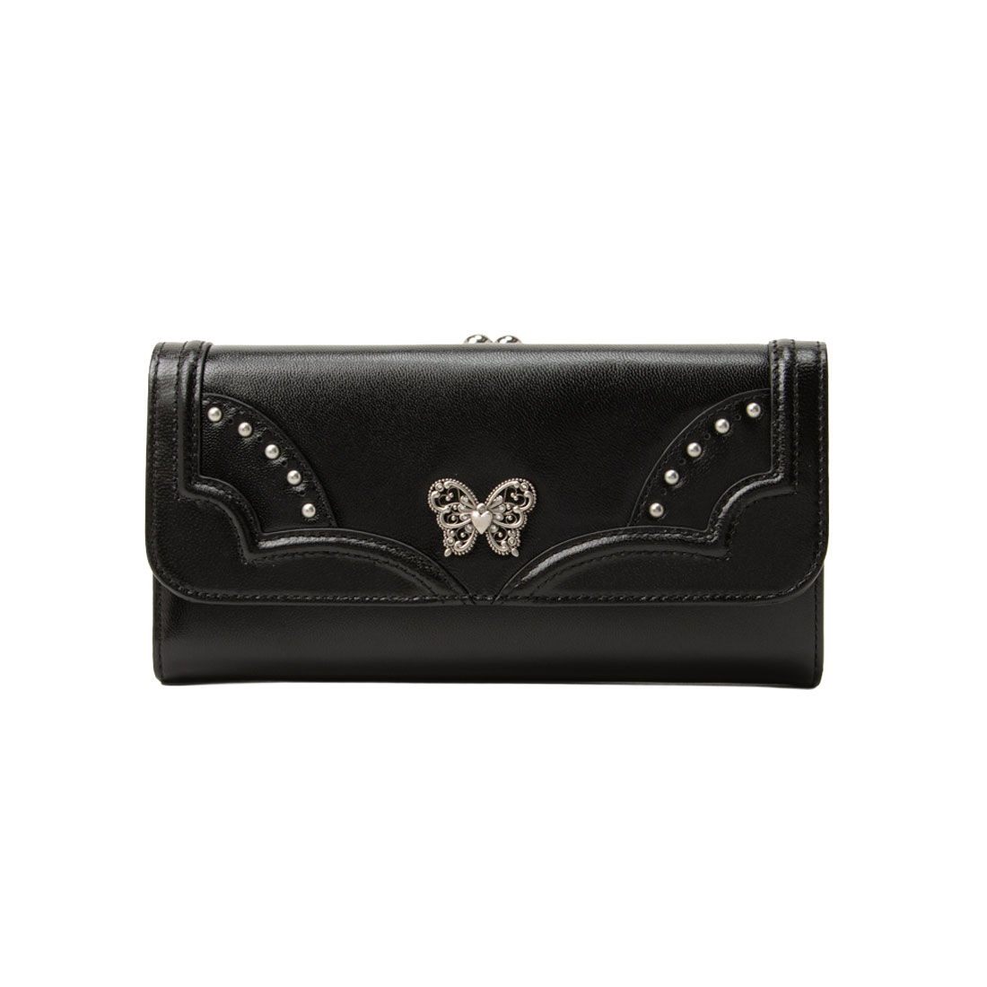 anna sui財布 ANNA SUI アナスイ ハラコ ヒョウ柄 二つ折り財布 アナ