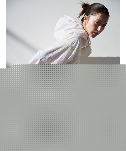 【Chacott】コラボナイロンレースブルゾン