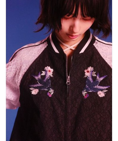 【LILY BROWN×KEITA MARUYAMA】yozakuraスカジャン