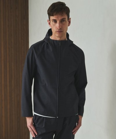 カジュアルセットアップ対応【洗える/ストレッチ】YUNSA ライトパーカ