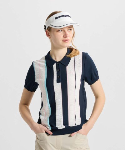 マンシングウェア MUNSINGWEAR 半袖ニットポロシャツ
