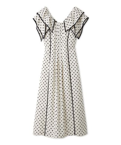 【WEB限定00サイズあり】ラッフルカラープリントワンピース