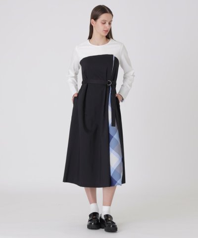 プレーンストレッチツイルビスチェドレス