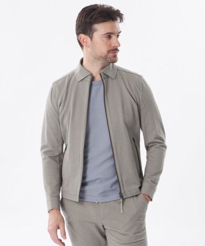 ミニワッフルジャージーブルゾン