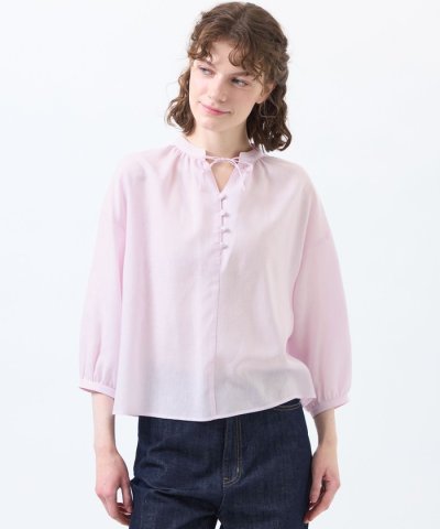 リネンミックススキッパーブラウス