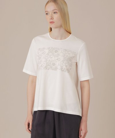 【BIBURY FLOWER】ドローインググラフィックバイブリーTシャツ