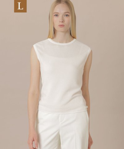 【婦人画報4月号掲載】【L】ガーターホールガーメントニットプルオーバー