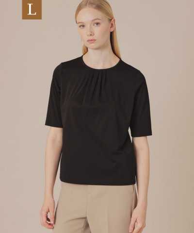 【L】【SUPER FINE LAB.】パウダーシュガーコットンＴシャツ