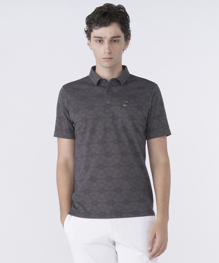 ランバン スポール LANVIN SPORT シーズンモチーフプリント半袖シャツ