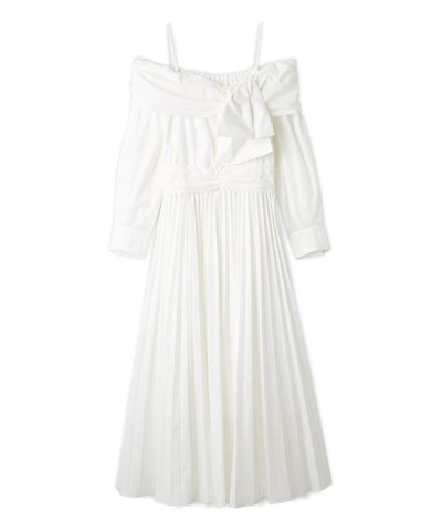 ビッグリボンシャツワンピース