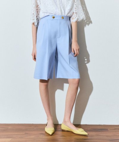 リネンタッチハーフパンツ