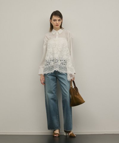 フラワーレースキャミソール