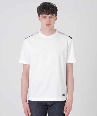 【一部店舗限定】ショルダーチェックTシャツ