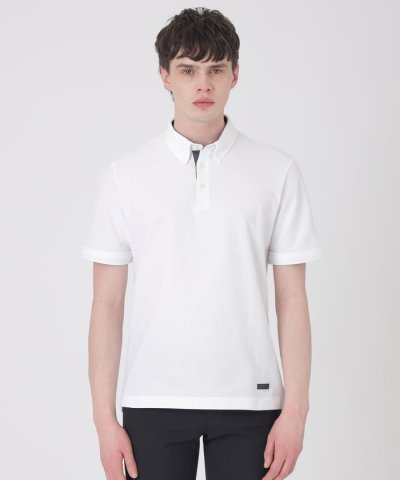 【一部店舗限定】クレストブリッジチェックハニカムポロシャツ