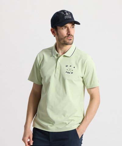 マンシングウェア MUNSINGWEAR Sunscreen NIR ロゴ刺繍半