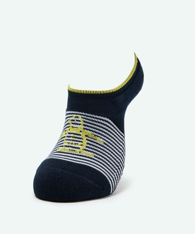 マンシングウェア MUNSINGWEAR スニーカーインボーダー柄ソックス【返品